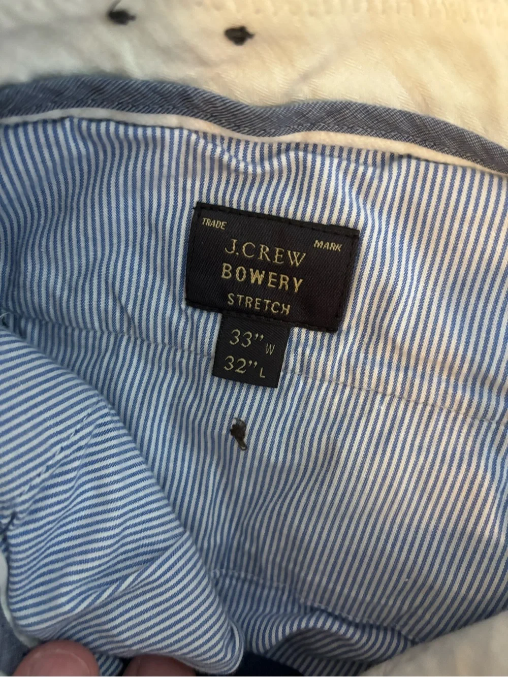 J. Crew Men's Navy Chinos